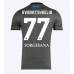 SSC Napoli Khvicha Kvaratskhelia #77 Tredjedrakt 2024-25 Kortermet